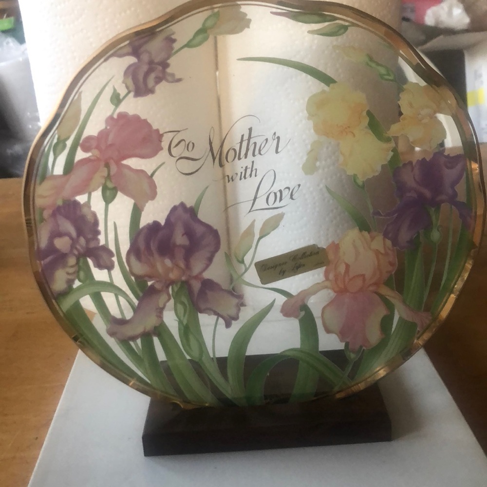 Mother’s Day glass plate